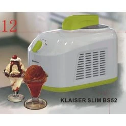 KLAISER SLIM BS52 Sorbetière Turbine à Glaces Professionnelle Livré...