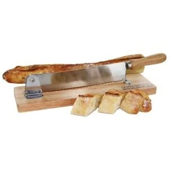 Alternative view of TOTALLY ADDICT Trancheuse à Pain En Bois Et Inox.