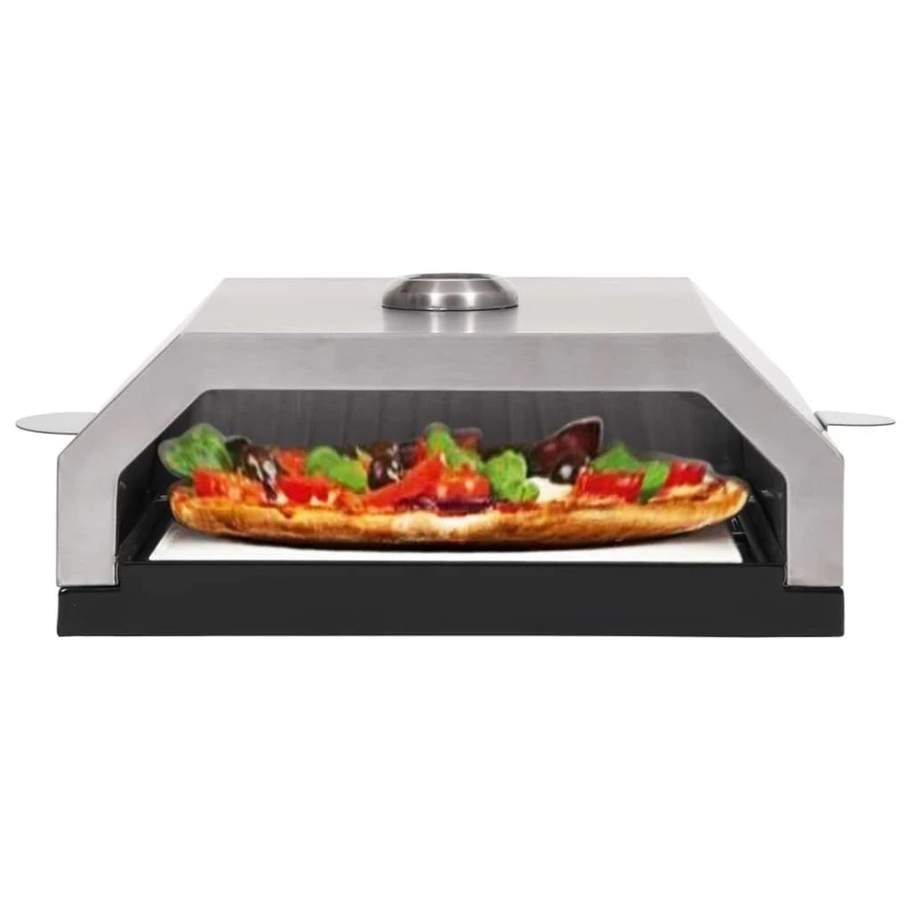 VidaXL Four à Pizza Avec Pierre En Céramique Pour Barbecue Au Charbo... 4 VidaXL Four à Pizza Avec Pierre En Céramique Pour Barbecue Au Charbo... – Image 4