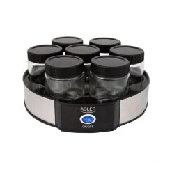 Adler Yaourtière Électrique 7 Pots De 200ml Appareil Yaourt Avec Couvercle... -Black & Decker Magasin adler ad 4476 yogurtera 7 tarros cristal 7