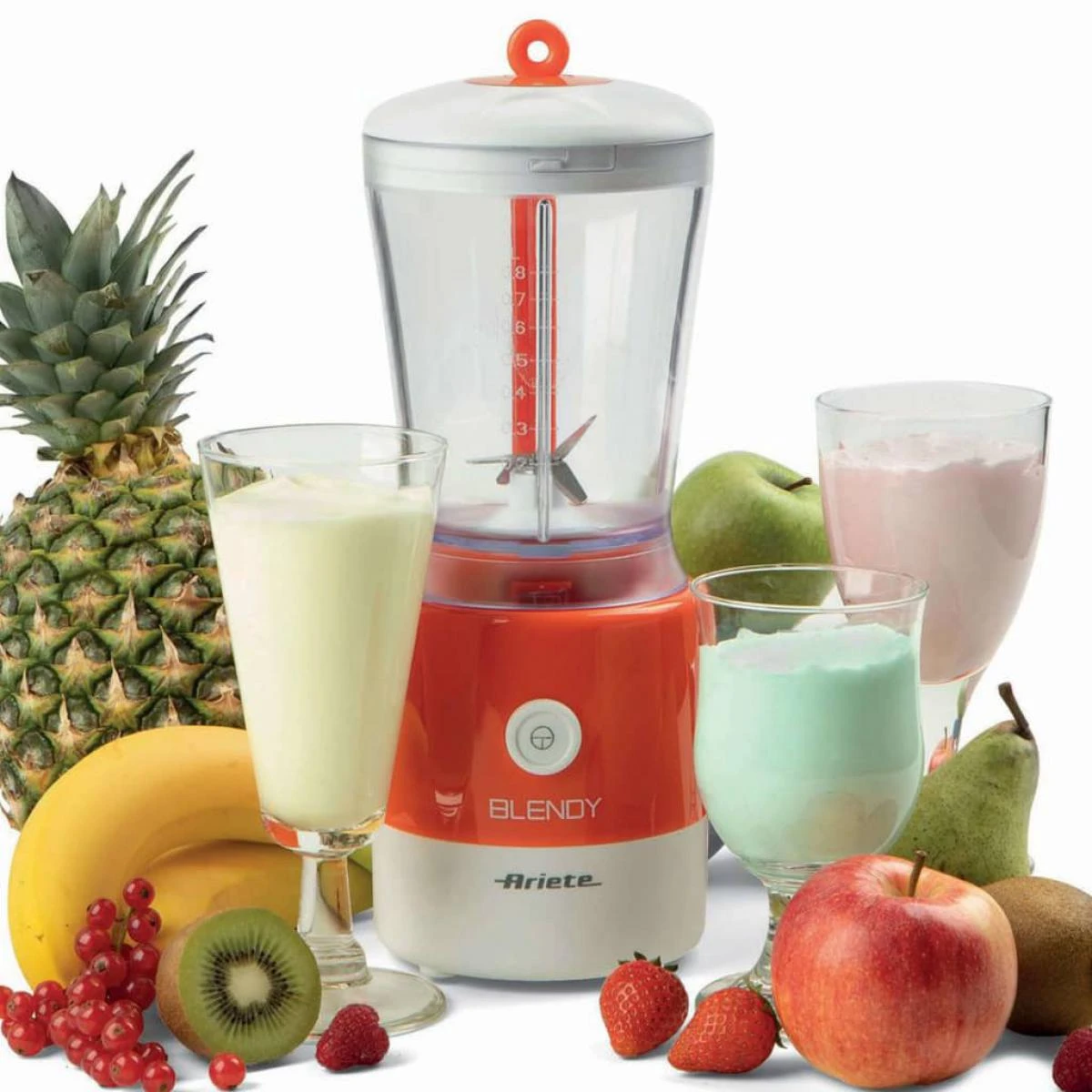 Ariete Mélangeur Blendy 350W Blanc Et Orange 4 Ariete Mélangeur Blendy 350W Blanc Et Orange – Image 4
