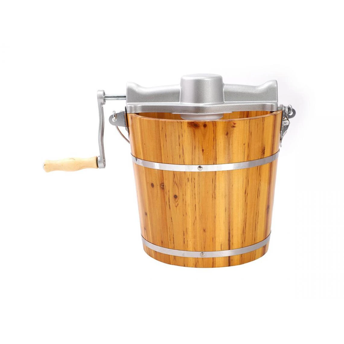 Vente-unique Sorbetière électrique GIVRETO En Bois 3.5 L 4 Vente-unique Sorbetière électrique GIVRETO En Bois 3.5 L – Image 4