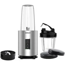 Sogo Blender électrique De 1,5L 1200W Gris Noir