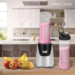 Proficook Blender Smoothie Et Milk-shake 2 Bouteilles Portables De 600ml 400W Pr... -Black & Decker Magasin blender smoothie et milk shake 2 bouteilles portables de 600ml 400w proficook sm 1153 10228298 26368406 1140x1140