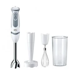 Mixeur Plongeant 1000w Blanc/gris - Mq5207wh - BRAUN