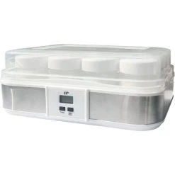 CONTINENTAL EDISON CEYA001B - Yaourtiere 12 Pots + 1 Maxi Bac - Blanc -Black & Decker Magasin continental edison ceya001b yaourtiere 12 pots 1 maxi bac blanc 11394866 29770964 1140x1140