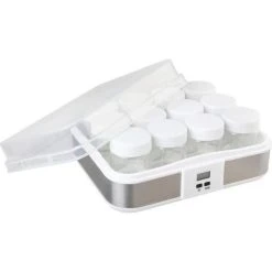 CONTINENTAL EDISON CEYA001B - Yaourtiere 12 Pots + 1 Maxi Bac - Blanc -Black & Decker Magasin continental edison ceya001b yaourtiere 12 pots 1 maxi bac blanc 11394866 29770968 1140x1140
