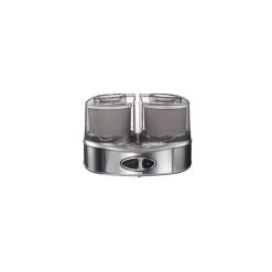 Sorbetière 2x1l 50w Aluminium Brossé - Ice40bce - CUISINART