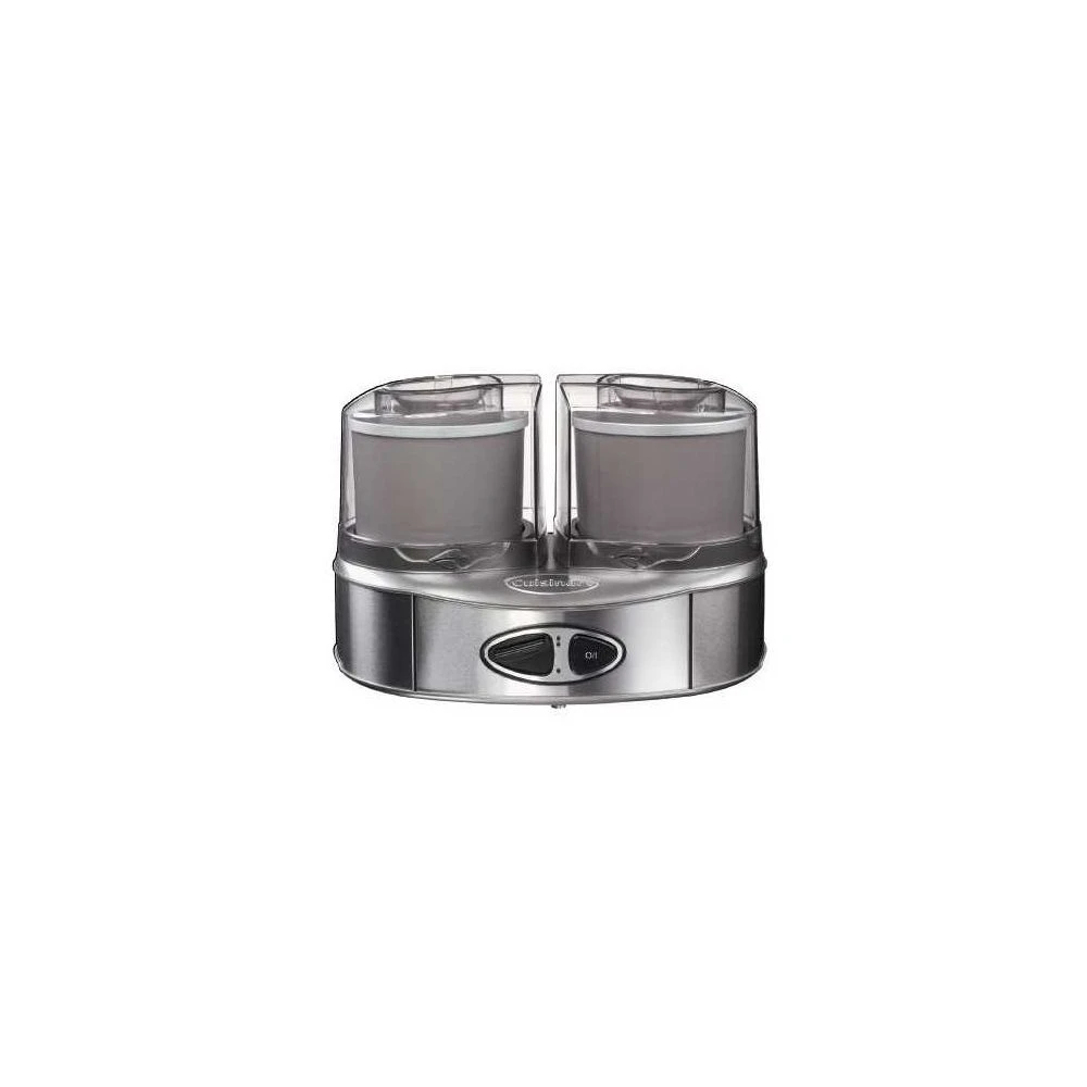 Sorbetière 2x1l 50w Aluminium Brossé - Ice40bce - CUISINART 1 Sorbetière 2x1l 50w Aluminium Brossé - Ice40bce - CUISINART