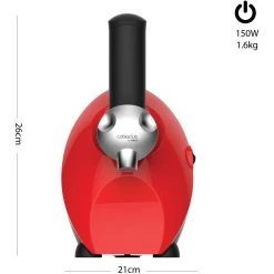 Sogo Machine à Glace 150W Rouge Noir Gris