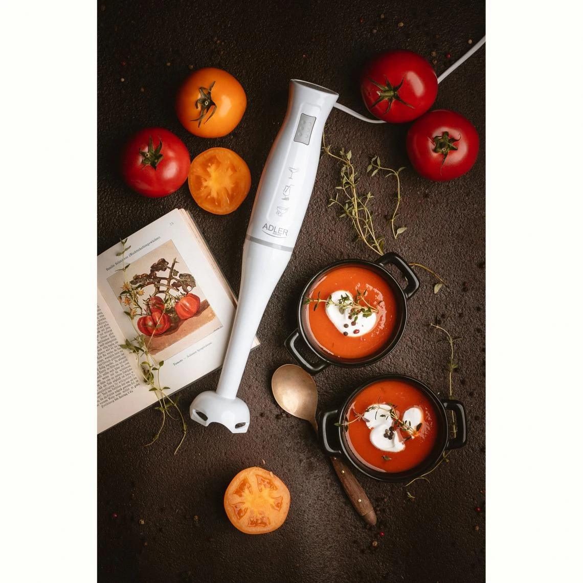 Adler Mixeur Plongeant, Bras Mélangeur Amovible, Lames En Acier Inoxydable ... 4 Adler Mixeur Plongeant, Bras Mélangeur Amovible, Lames En Acier Inoxydable ... – Image 4