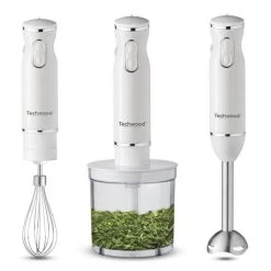 Techwood Mixeur Plongeur 600W Blanc