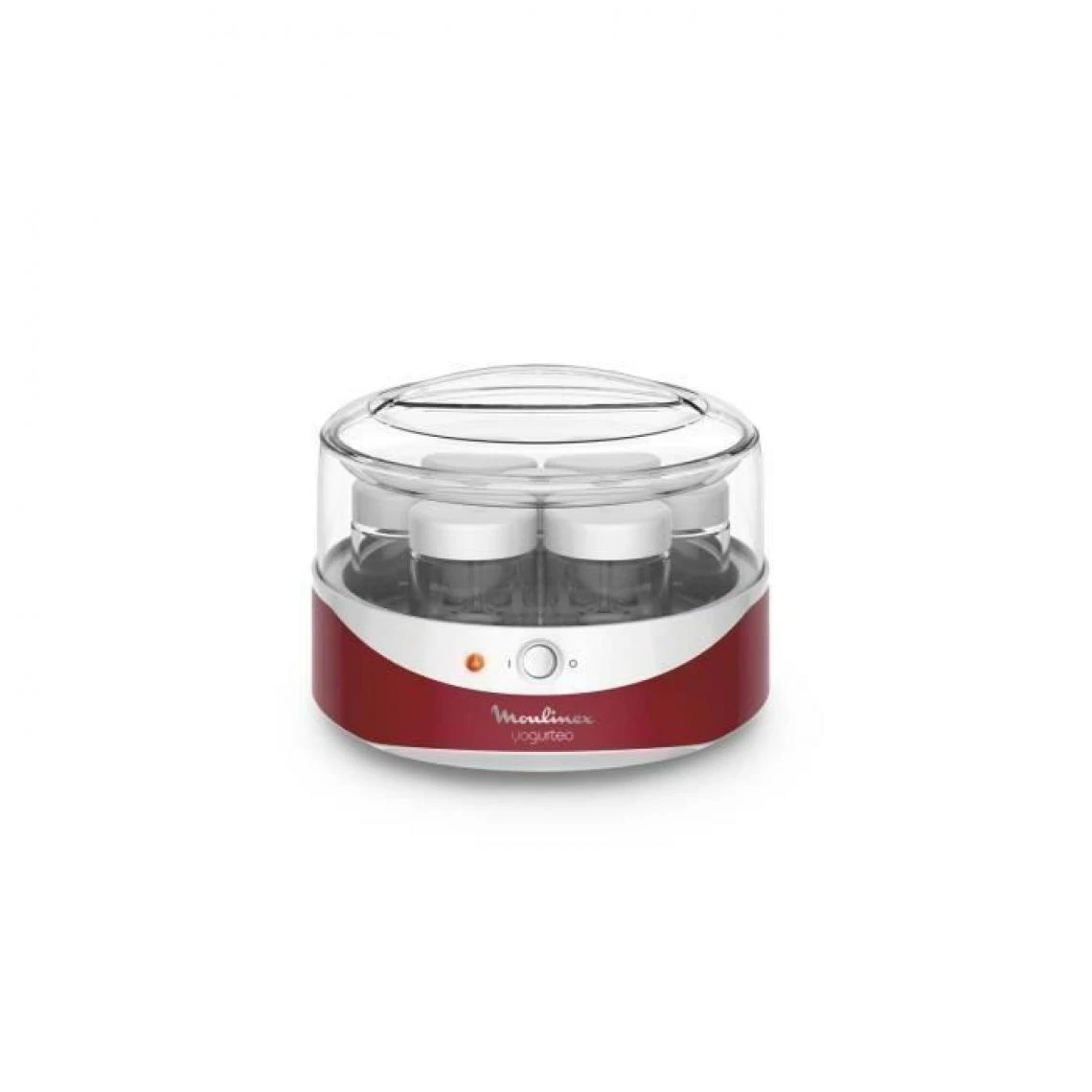 MOULINEX YG229510 Yogurteo Yaourtiere 7 Pots - Rouge Et Blanc 2 MOULINEX YG229510 Yogurteo Yaourtiere 7 Pots - Rouge Et Blanc – Image 2