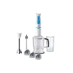 Braun MQ 5260WHBL Mixeur 0.6L 1000W 220V Câble Électrique Lame Amovible Pl...
