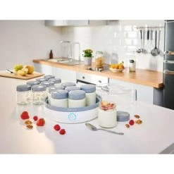 SEVERIN JG3520.760 Yaourtiere Avec Livre De Recettes, 14 Pots De 150 M... 7 SEVERIN JG3520.760 Yaourtiere Avec Livre De Recettes, 14 Pots De 150 M... -Black & Decker Magasin severin jg3520760 yaourtiere avec livre de recettes 14 pots de 150 ml chacun sans bpa graduation memo enrouleur de cable 1 11569128 30358486 1140x1140