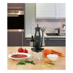 Alternative view of Set Mixeur Plongeant Batteur Fouet Inox 200W Bomann SMS 349 CB