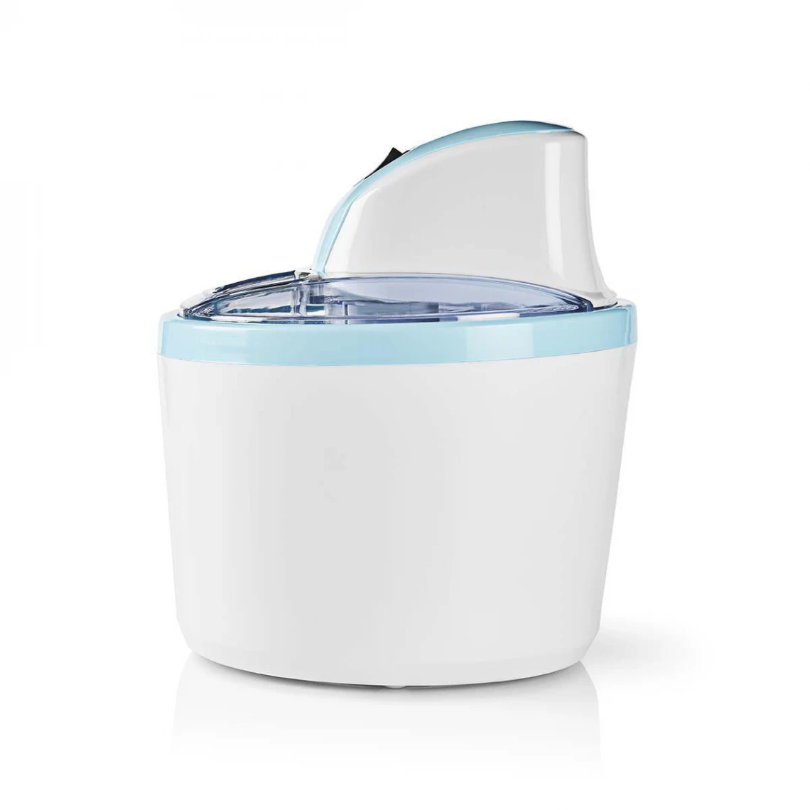 Nedis Sorbetière 1,2l Blanc/bleu Aluminium/plastique 3 Nedis Sorbetière 1,2l Blanc/bleu Aluminium/plastique – Image 3