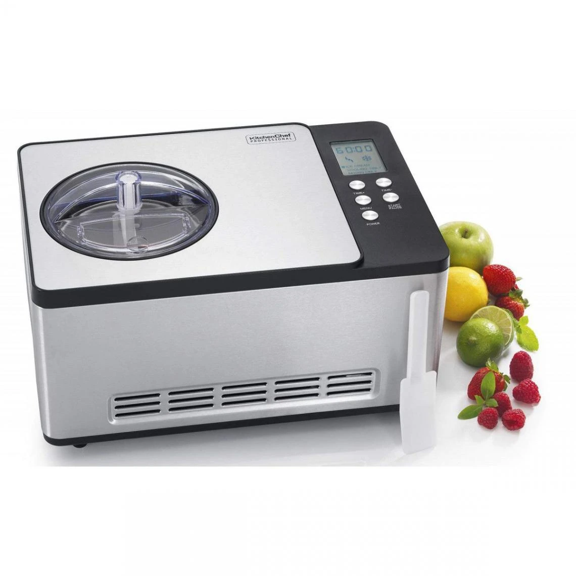 Turbine à Glace 1.65l 150w - Ice-1530pro - KITCHEN CHEF 1 Turbine à Glace 1.65l 150w - Ice-1530pro - KITCHEN CHEF