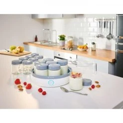 Yaourtiere SEVERIN JG3520.760 Avec Livre De Recettes, 14 Pots De 150... -Black & Decker Magasin yaourtiere severin jg3520760 avec livre de recettes 14 pots de 150 ml chacun sans bpa graduation memo enrouleur de cable 13143250 35727196 1140x1140