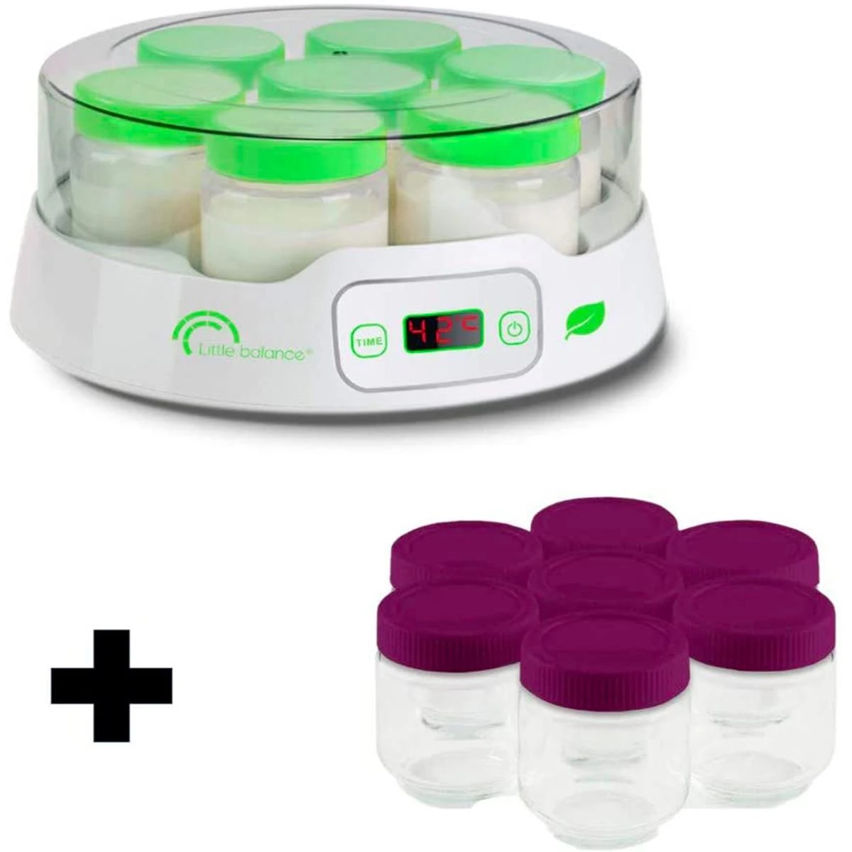Little Balance Yaourtière 7 + 7 Pots 190ml - 8316 1 Little Balance Yaourtière 7 + 7 Pots 190ml - 8316