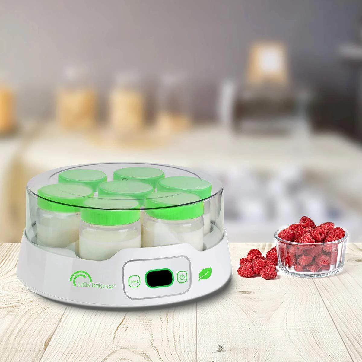 Little Balance Yaourtière 7 + 7 Pots 190ml - 8316 3 Little Balance Yaourtière 7 + 7 Pots 190ml - 8316 – Image 3